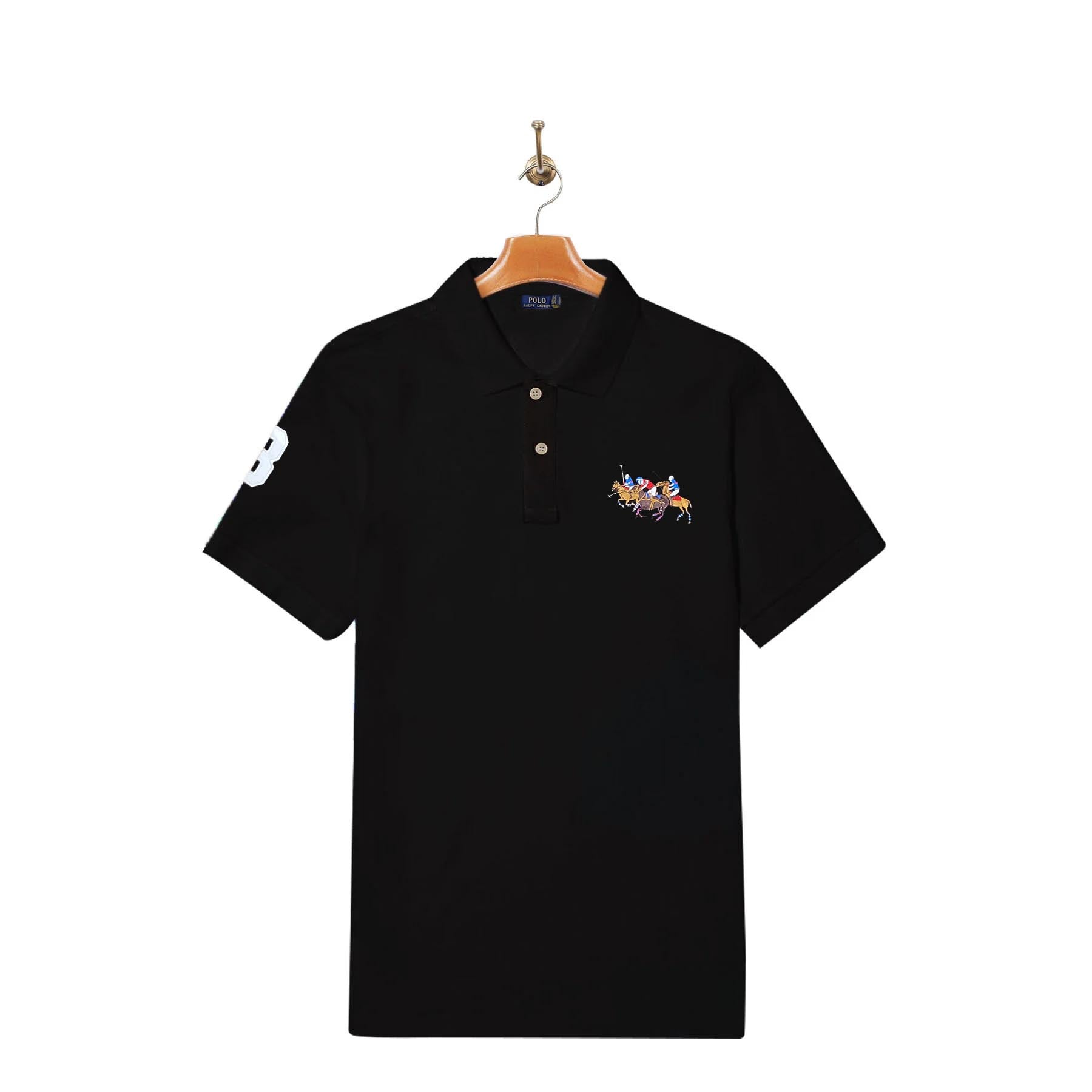 3 Houses Polo Shirt Black