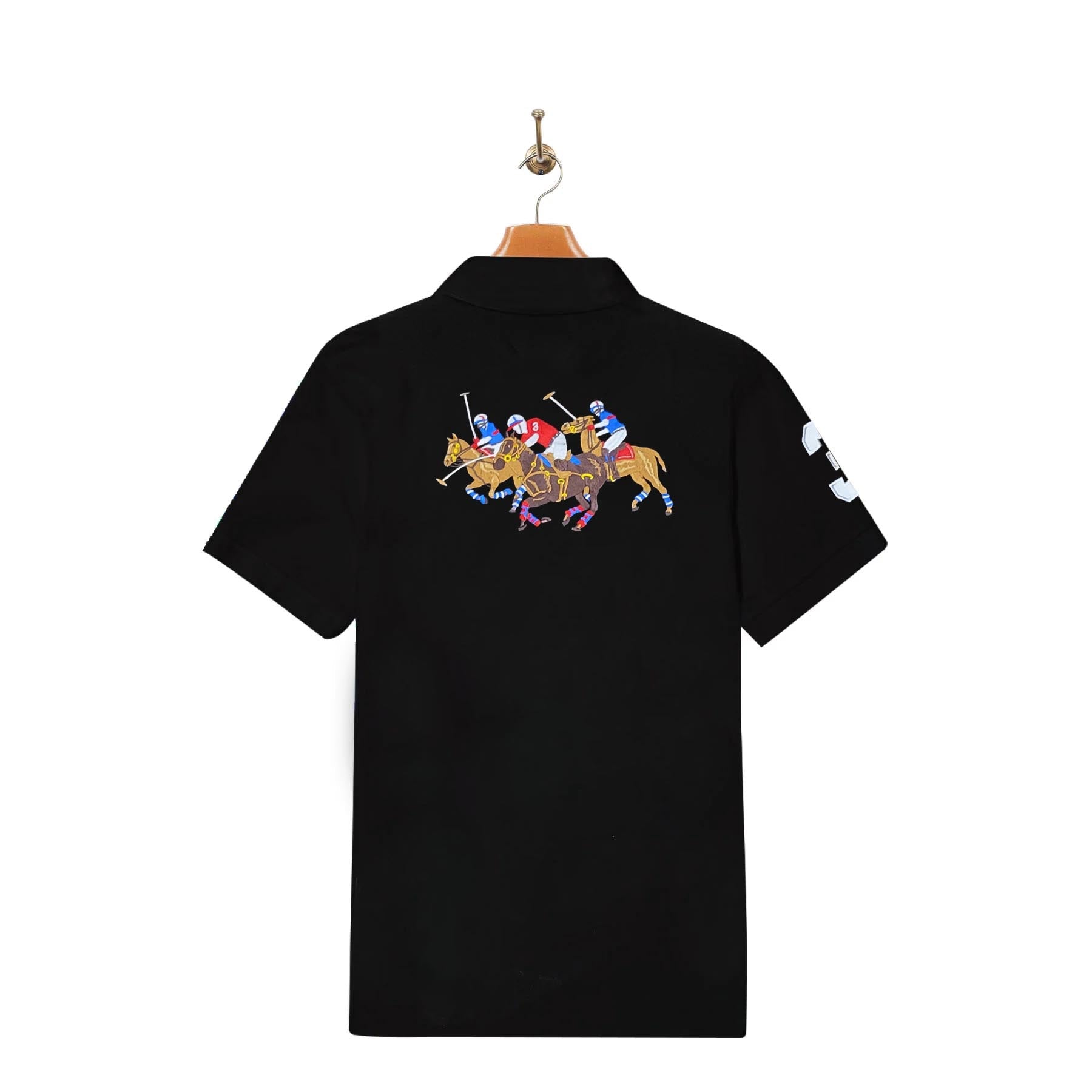 3 Houses Polo Shirt Black