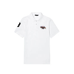 3 Houses Polo Shirt White